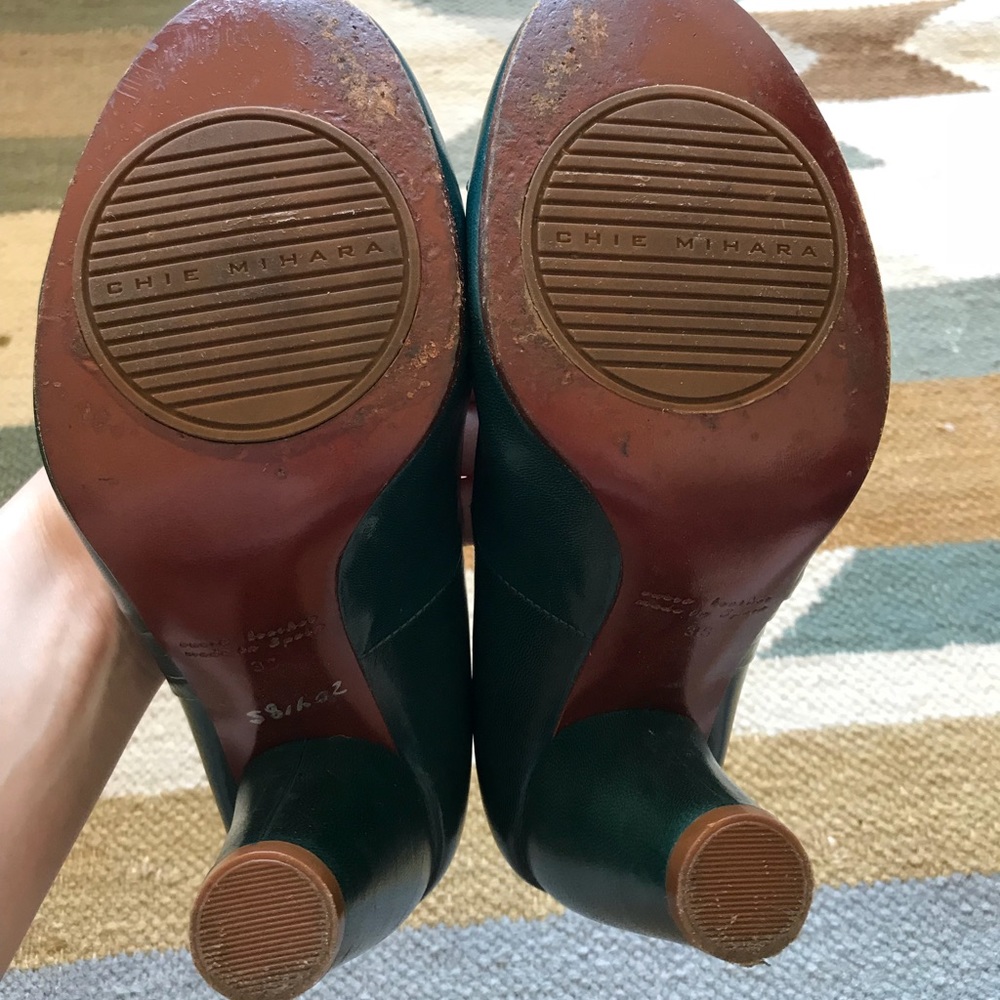 COPY - Chie Mihara Teal Pumps - Picture 4 of 5